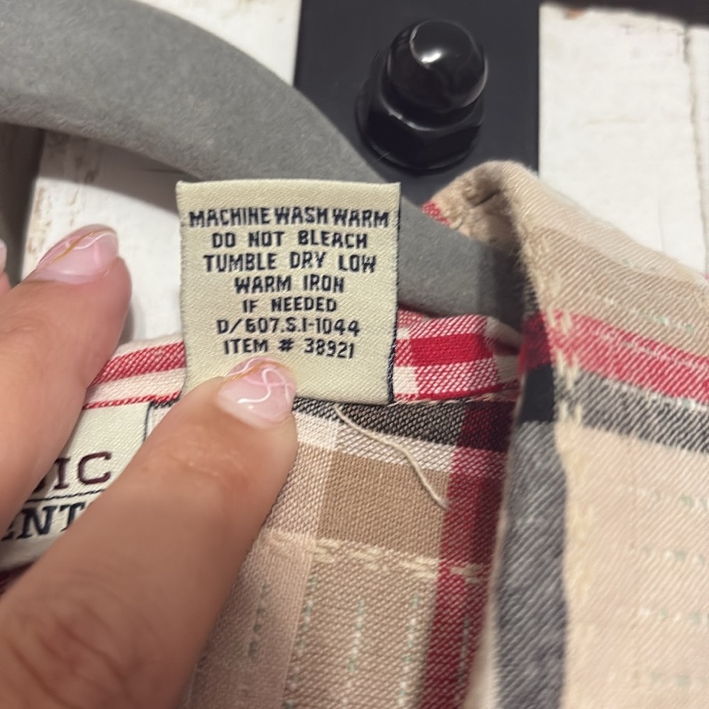 Vintage Classic Elements Plaid Top - image 3